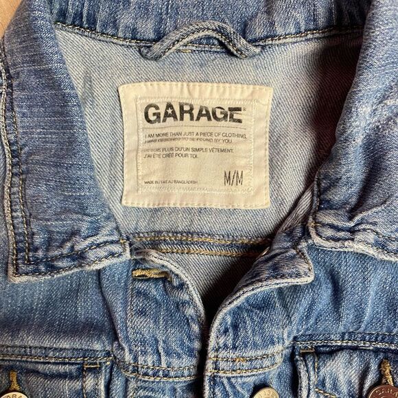 Garage Sleeveless Jean Jacket - Picture 2 of 3